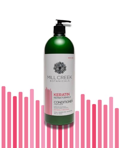Mill Creek Keratin Conditioner 32 oz - Hydrating Hair Repair & Strengthening
