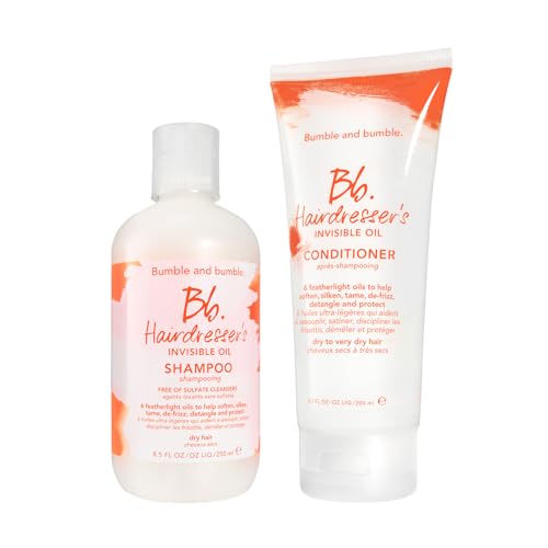 Bumble and Bumble Hydrating Hair Shampoo & Conditioner Set - Frizz Control, Softening, Color Safe - 8.5 Fl Oz + 6.7 Fl Oz