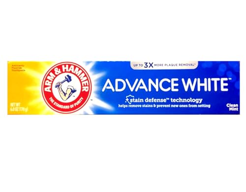 Arm & Hammer Advance White Extreme Whitening Toothpaste Mint 6 Oz Pack of 6