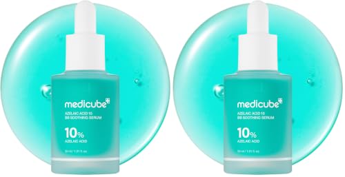 Azelaic Acid Serum 10% for Clear Skin - Soothing, Hydrating, Pack of 2 (1.01 Fl Oz)