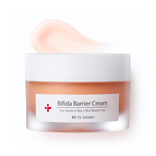 Bifida Barrier Cream Moisturizer for Sensitive Skin with Ceramide Squalane Hyaluronic, 50ml