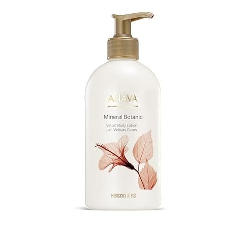 AHAVA Dead Sea Mineral Botanic Velvet Body Lotion, Hibiscus & Fig