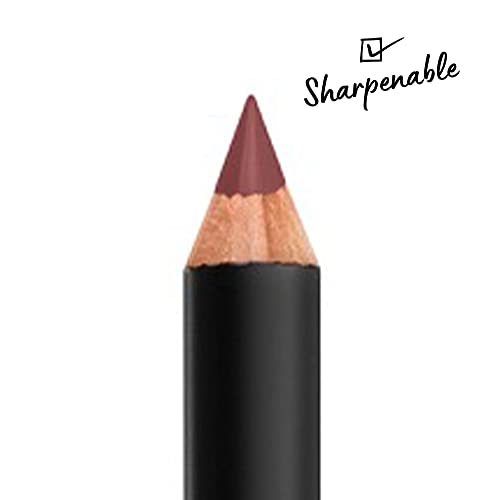 NYX PROFESSIONAL MAKEUP Suede Matte Lip Liner, Vegan Formula - Shanghai (Warm Mid-Tone Nude)