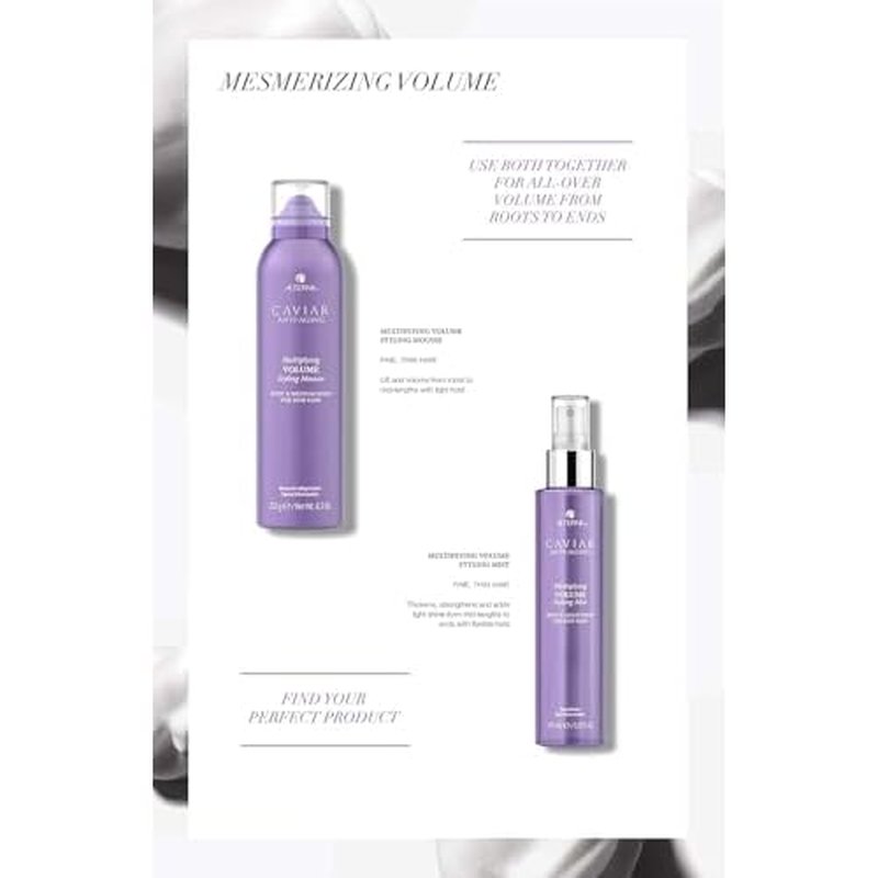 Alterna Caviar Anti-Aging Multiplying Volume Styling Mist, 5 Ounce, For Fine, Thin Hair, Light Hold, Sulfate Free