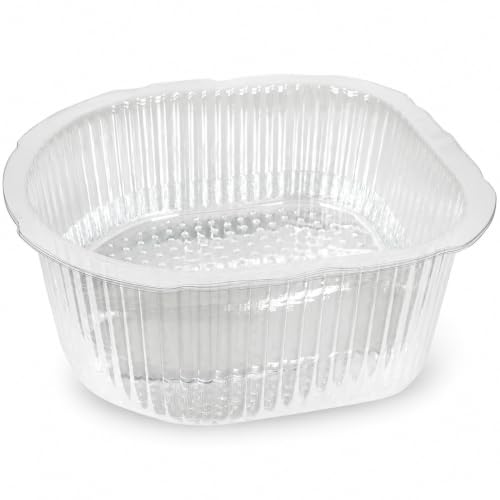 ForPro Professional 100-Count Clear Disposable Pedicure Liners - 50% Thicker, Universal Fit