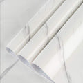 White Marble Wallpaper Countertop Peel & Stick 31.5x354in – BAYYA, 31.5"x354" (Large White Granite)