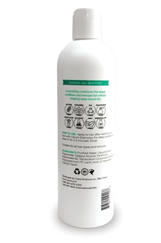 Hydrating Fragrance-Free Conditioner for Sensitive Hair - 12 oz - Hypoallergenic, Sulfate-Free, Gluten-Free