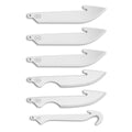 OUTDOOR EDGE 3.0" RazorSafe Replacement Combo Blade Pack, 6-Pieces