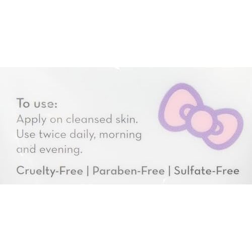 The Cr?me Shop x Hello Kitty Klean Beauty 24/7 Hydration Lock Lightweight Moisturizer, Ultimate Hydration, Hyaluronic Acid, Glycerin & Squalane