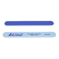 Soft Touch Nail File, Double Sided - 120/240 Grit, Light/Dark Blue, for Natural or Acrylic Nails, 7 Inch - 25 Piece