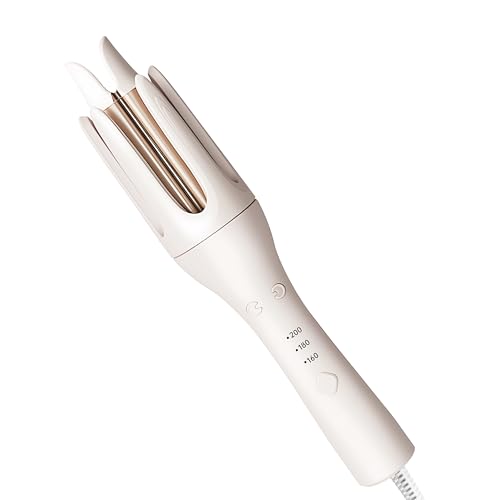 Automatic Curling Iron with 3 Temperature Settings, Fast Heating, Anti-Scald & Tangle-Free, Travel-Friendly Hair Curler