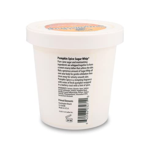 Pumpkin Spice Sugar Scrub - 10 oz Exfoliating Body Polish with Moisturizing Ingredients - Variation of Pumpkin Spice / 10 Ounce