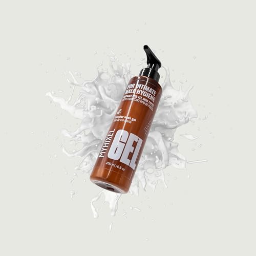 Men's Intimate Wash pH-Balanced Gel with Refreshing Scent 6.76 oz - Daily Sensitive Skin Cleanser