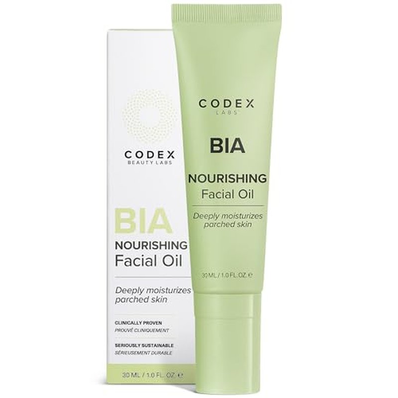 Codex Labs Bia Nourishing Face Oil - Hydration, Moisturizing & Smoothing - For Dry Skin, Sensitive Skin, All Skin Types - With Omega-3, Rosehip Oil, Vitamin E - Cruelty-Free, Vegan Skincare (1oz)