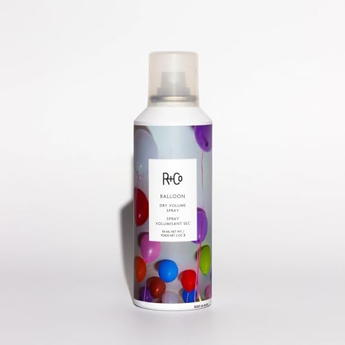 R+Co BALLOON Dry Volume Spray ? Lightweight Hair Volumizer, Adds Lift & Texture, All Hair Types