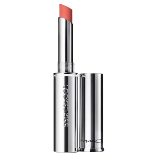MAC Cosmetics Locked Kiss 24-Hour Lipstick - Mull It Over & Over (Peachy Nude) - .06 oz / 1.8 g