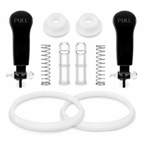 Slushy Machine Replacement Kit - Handles, Pistons, Seals for Commercial Frozen Drink Machines