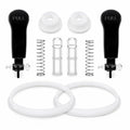 Slushy Machine Replacement Kit - Handles, Pistons, Seals for Commercial Frozen Drink Machines