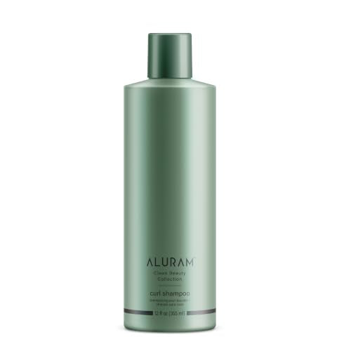 ALURAM Curl Shampoo 12 Fl Oz - Clarifying Coconut Water Infused Hair Cleanser for Curly Hair