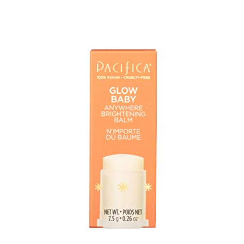 Pacifica Glow Baby Vitamin C Serum Stick ? Brightening Balm for Dark Spots & Undereyes, Hydrating with Hyaluronic Acid, Instant Illuminating Glow, Vegan