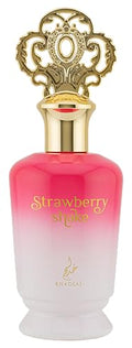 Khadlaj Strawberry Shake Eau de Parfum Spray - Musk Variation, Long-Lasting Fragrance for Women, 3.4oz / 100ml