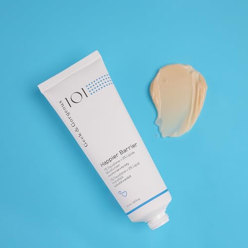 Geek & Gorgeous ? Happier Barrier ? Lightweight Moisturizer with Squalane, Ceramides & Green Tea Extract ? Supports Soft, Hydrated Skin & Barrier Care ? For Normal, Dry & Combination Skin ? 1.69 oz