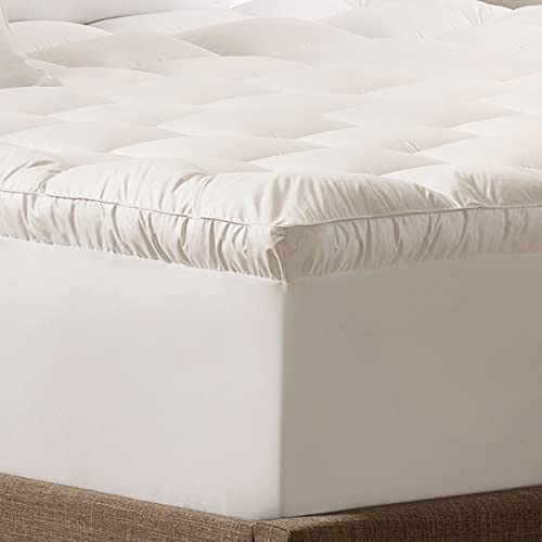 Queen Down Illusion Hypoallergenic Mattress Topper - White