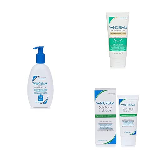 Vanicream Skin Care Set with Gentle Facial Cleanser & SPF Moisturizer - Sensitive Skin