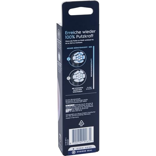 Oral-B iO Toothbrush Heads Gentle Cleaning Black Pack of 4 - Compatible with Oral-B iO