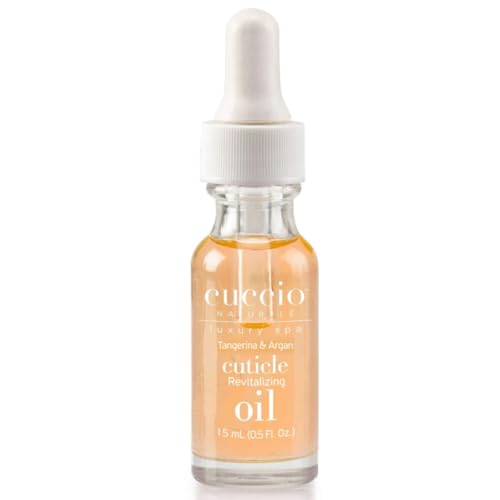 Cuccio Naturale Revitalizing Cuticle Oil ? Tangerina & Argan (0.50 oz) ? Hydrating Nourishing Treatment for Dry, Brittle Cuticles, Vitamin-Enriched, Fast-Absorbing, Non-Greasy Formula