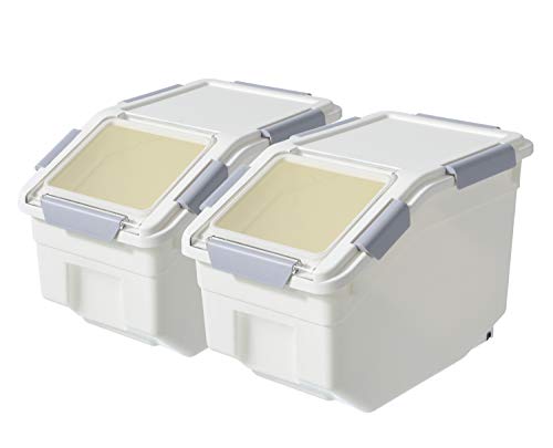 13 LB Pack Airtight Food Storage Containers with Scoop - Flour, Rice, Pet Food