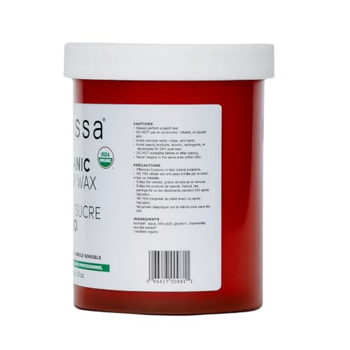 Parissa Organic Body Sugar Wax | 2.3lbs Natural, Vegan, Cruelty-Free, Salon-Quality | For All Skin Types, Gentle on Skin, Long-Lasting Smoothness