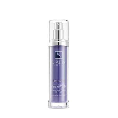SCALISI RADIANT SPF 30 Moisturizer ? Lightweight Daily Face Sunscreen with Anti-Aging Benefits ? Clinically Proven to Reduce Fine Lines ? No White Cast ? All Skin Types