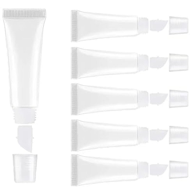2 Pack Acrylic Makeup Mixing Palette with 2 Stainless Steel Scrapers & 10 Reusable Powder Puffs ? Ideal for Facial Cosmetics, Nail Art Pigment Blending