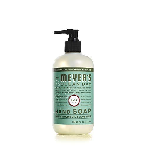 Mrs. Meyer's Basil Hand Soap with Essential Oils - 12.5 fl oz, Pack of 3