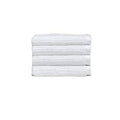 Cozy Earth Ribbed Washcloth Set - 60% Cotton 40% Viscose from Bamboo Bathroom Washcloths - Soft & Absorbent Textured Ribbed Pattern - 4 Pack White