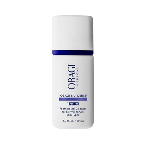 Obagi Nu-Derm Foaming Gel Cleanser for Face 2 Fl Oz Travel Size
