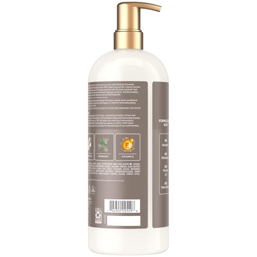 SheaMoisture Conditioner, Moisture & Smooth for Wavy, Curly Hair Strengthening & Frizz Control, 34 Oz Ea