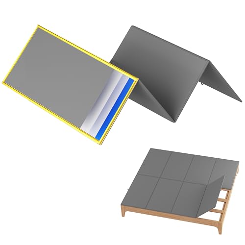 Grey King Size Bunkie Board - Heavy Duty Non-Slip Mattress Support