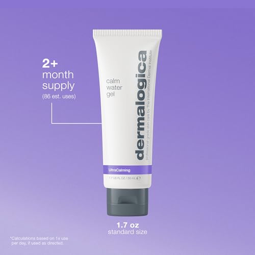 Dermalogica Calm Water Gel Face Moisturizer - Hydrating Sensitive Skin, 1.7 Fl Oz