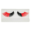 Red Black Eyelashes For Queen of Hearts Costume Accessories Halloween Lashes 1 Pair