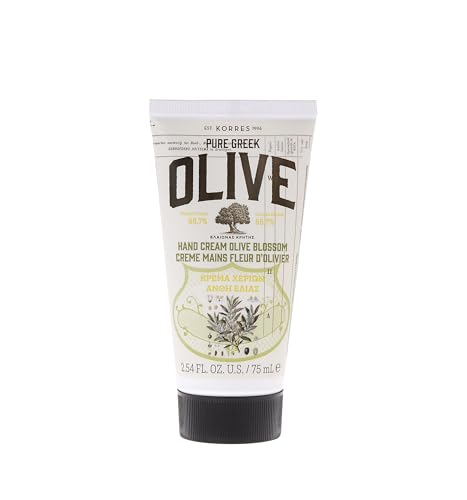 KORRES Olive Blossom Hand Cream - Nourishing & Hydrating Moisturizer 2.54 Oz