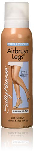 Sally Hansen Airbrush Legs Medium Glow Spray-On Leg Makeup 4.4oz 2 Pack - White Variant