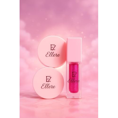 Ellerre Pout Perfect Trio, 3-Step Lip Care System with Scrub, Mask and Gloss, Hydrating and Smoothing Treatment