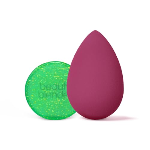 Beautyblender¢ç | Happily Blended After 2-Piece Blend & Cleanse Set, Beauty Blender Makeup Sponge, Blend Liquid Foundation, Powders and Creams, Streak Free Application, Vegan, Cruelty Free, Made in USA