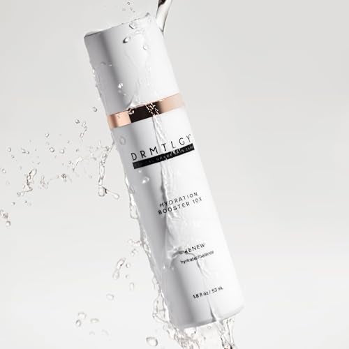 DRMTLGY Hydration Booster 10X ? Hyaluronic Acid Serum for Intense Hydration & Skin Plumping ? With Soybean, Green Tea & Aloe ? Reduces Fine Lines & Boosts Moisturizer Absorption ? 1.8 fl oz