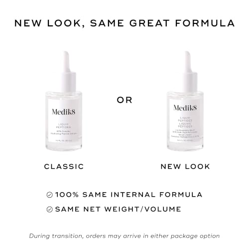 Liquid Peptides Face Serum - Anti-Aging & Hydrating Facial Treatment for Women & Men - 1 oz - Variation of THIS Listing