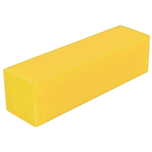 ForPro Ultra Gold Buffing Block, 240 Grit, Four-Sided Manicure & Pedicure Nail Buffer, 3.75¡± L x 1¡± W x 1¡± H, 20-Count (Pack of 4)