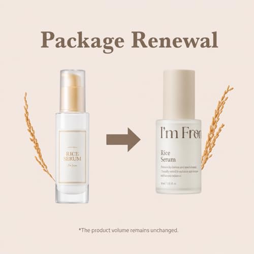 Rice Serum for Face - Hydrating Dewy Skin, Korean Skincare, All Skin Types