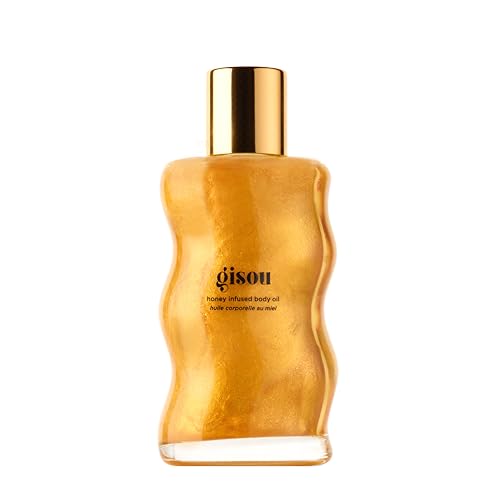 Honey Infused Body Oil with Shimmer for Hydration & Glow - 1.5 Fl Oz